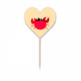 thumbnail image 1 of Lovely Crad Marine Art Deco  Fashion Toothpick Flags Heart Lable Cupcake Picks, 1 of 3