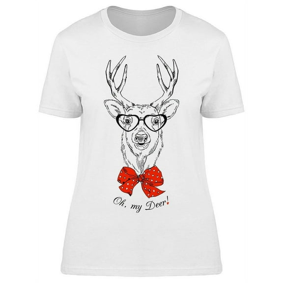 Lovely Deer T-Shirt Women -Image by Shutterstock, Female x-Large