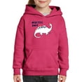 thumbnail image 1 of Lovely Dino Princess Roar Hoodie Juniors -Image by Shutterstock,  Medium, 1 of 4