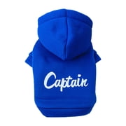 Lovely Dog Coat for Medium Large Dogs Hoodie for Pet Dog Spring Coat Captain Two-Legged Pullover Clothing