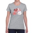 thumbnail image 1 of Lovely Dogs T-Shirt Women -Smartprints Designs, Female 3X-Large, 1 of 4