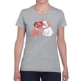 thumbnail image 1 of Lovely Dogs T-Shirt Women -Smartprints Designs, Female Medium, 1 of 4