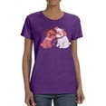 thumbnail image 1 of Lovely Dogs T-Shirt Women -Smartprints Designs, Female Small, 1 of 4