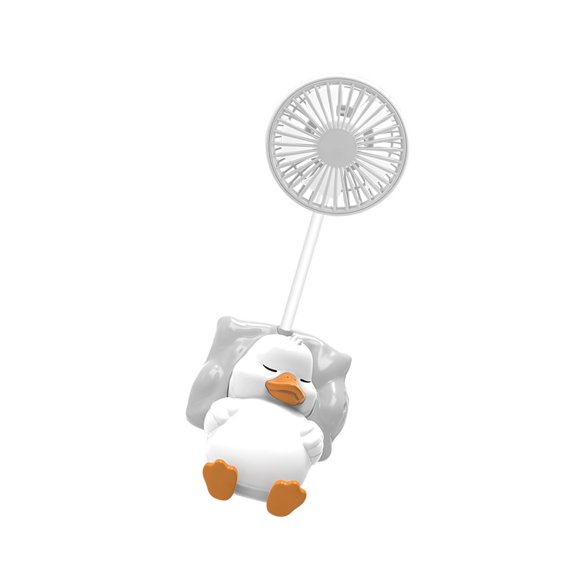 Lovely Ducks Desk Fan Small USB Personals Table Fan 3 Speed Funny Ducks Desktop Decorations for Home Bedroom Decors