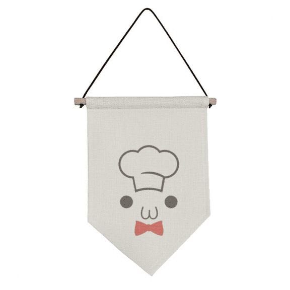Lovely Face I Am A Chef Expression Canvas Flag Hanging Wall Art Decor Banner