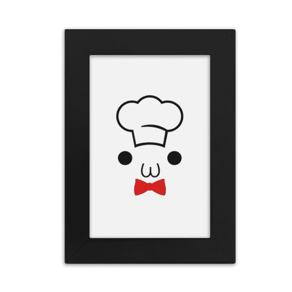 Lovely Face I Am A Chef Expression Desktop Photo Frame Picture Display Art Painting Exhibit
