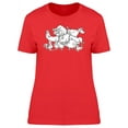 thumbnail image 1 of Lovely Farm Animals Cartoon T-Shirt Women -Image by Shutterstock, Female Medium, 1 of 2