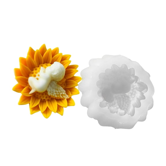 Lovely Figurine Angelic Shaped Molding Set Sturdy Silicone Fashion Accessory Portable for Children Over 3 and Adults