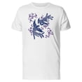 thumbnail image 1 of Lovely Floral Phoenix Birds T-Shirt Men -Image by Shutterstock, Male Large, 1 of 2