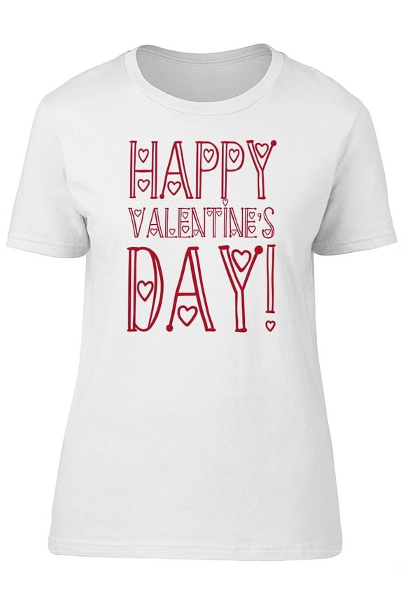 Lovely Font For Valentines Tee Women's -Image by Shutterstock