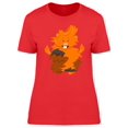 thumbnail image 1 of Lovely Guinea Pig Cartoon T-Shirt Women -Image by Shutterstock, Female x-Large, 1 of 2