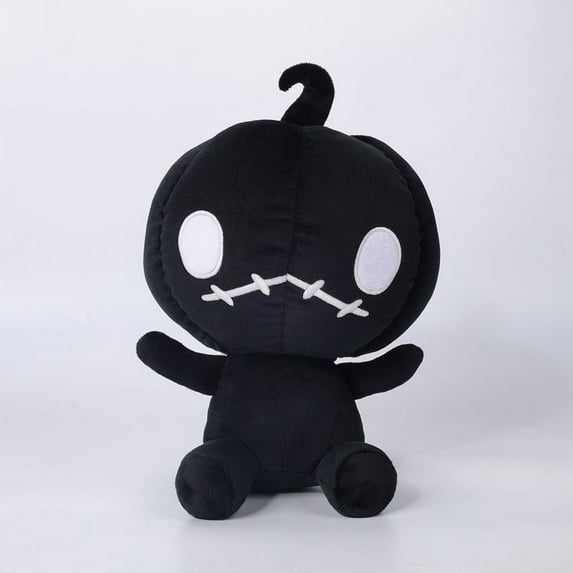 Lovely Halloween Black Pumpkin Doll Plush Toys, Plush Doll & Stuffed Animals Room Ornament Indoor, Fun & Spooky Vibe to Room Party & Home Display, Perfect Halloween Decoration & Fall Decor Gift