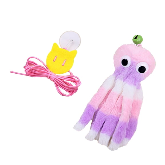 Lovely Hanging Kitten Toy Plushie Design Noise Maker for Kitten Playing