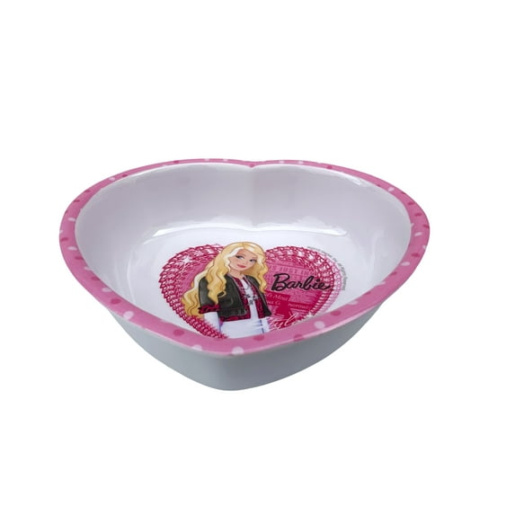 Lovely Heart Shape Barbie Bowl - Barbie Girl Kids bowl