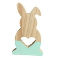 thumbnail image 1 of Lovely Hollow Heart Wooden Rabbit Art Craft Children Gift Home Office Decor, 1 of 8