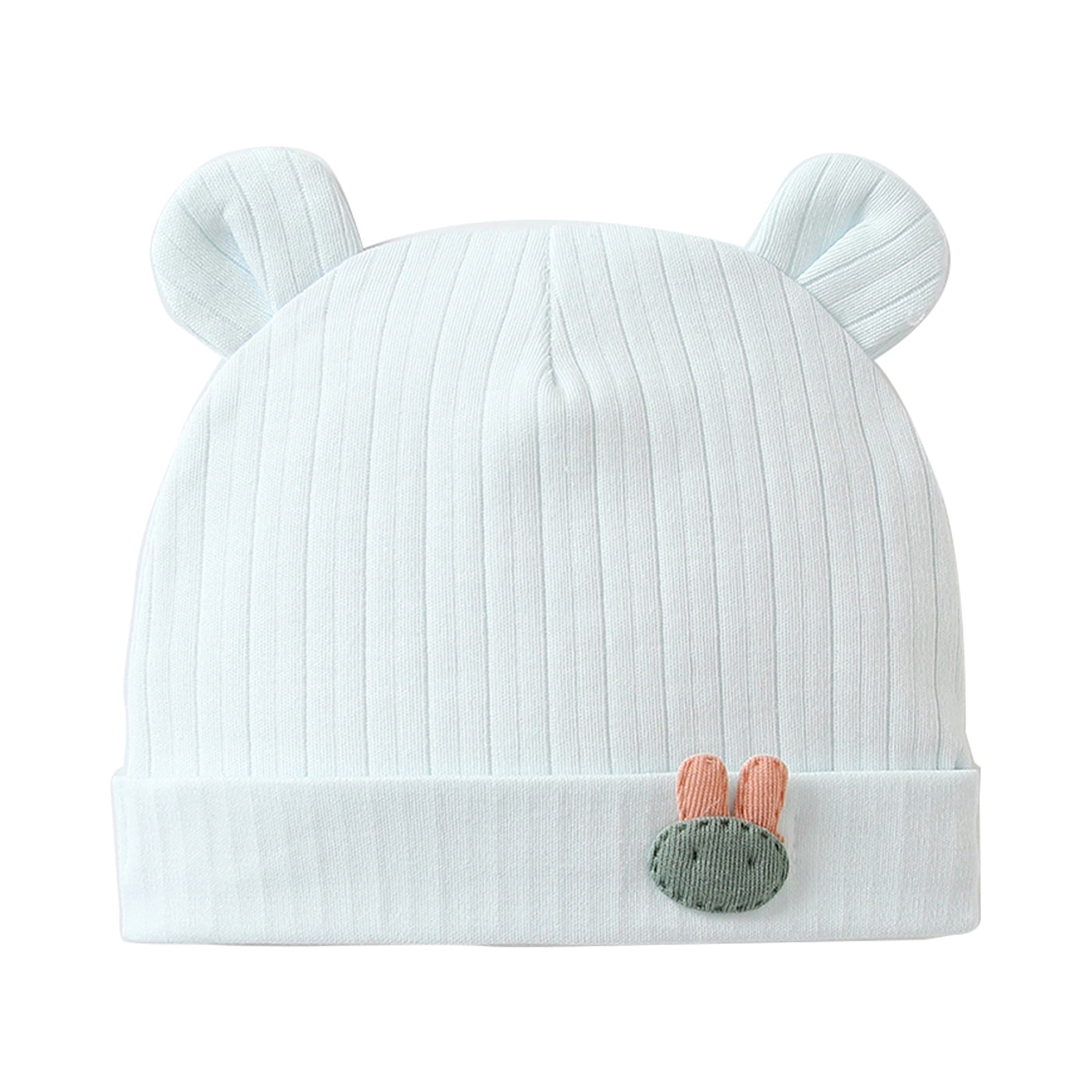Autaum Patterns Lovely Hospital Hat Preemie Boys Girls with Bear Pattern Infant Baby ...