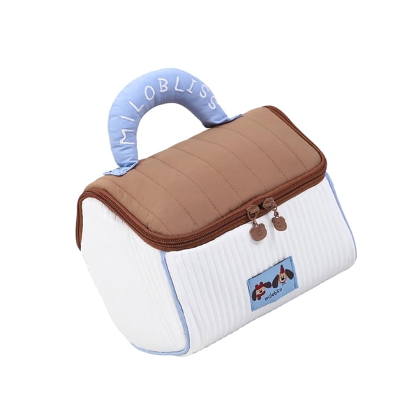 Lovely House Cosmetic Bag Handheld Makeup Bag Large Capacity Skincare Storage Bag Toiletry Bag Travel Wash Bag