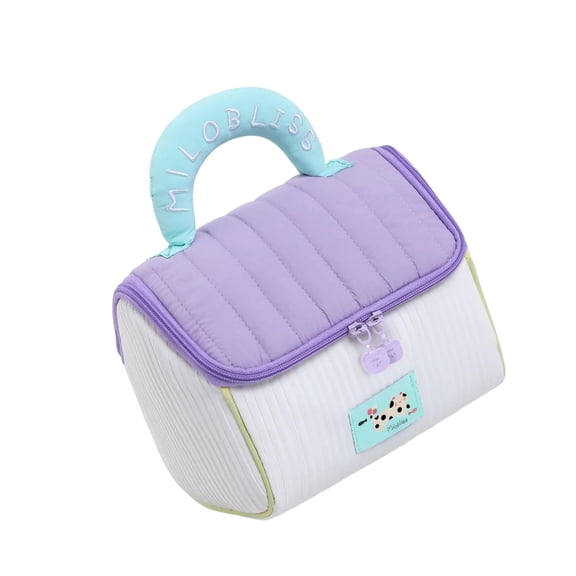 Lovely House Cosmetic Bag Handheld Makeup Bag Large Capacity Skincare Storage Bag Toiletry Bag Travel Wash Bag