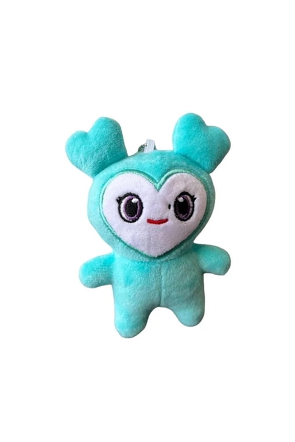 Lovely Idol Doll Plush Keychain Korean Super Star Plush Idol Doll Pendant Handbag Decorations for Fans Once Girls