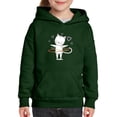 thumbnail image 1 of Lovely Kitten W Hula Hoops Hoodie Juniors -Image by Shutterstock,  Small, 1 of 4