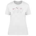 thumbnail image 1 of Lovely Kittens Doodles T-Shirt Women -Image by Shutterstock, Female Large, 1 of 2