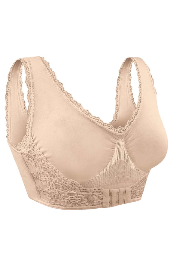 Lovely Lace Front Hook Bra