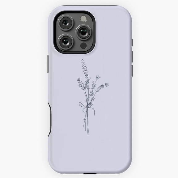 Lovely Lavender Bunch Floral Phone Case for iPhone 16 15 14 13 12 11 Pro Max M891198