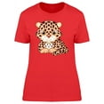 thumbnail image 1 of Lovely Leopard Cartoon T-Shirt Women -Image by Shutterstock, Female XX-Large, 1 of 2