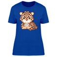 thumbnail image 1 of Lovely Leopard Cartoon T-Shirt Women -Image by Shutterstock, Female XX-Large, 1 of 2