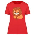 thumbnail image 1 of Lovely Lion Cartoon T-Shirt Women -Image by Shutterstock, Female Medium, 1 of 2