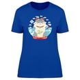 thumbnail image 1 of Lovely Maneki Neko Cat Cartoon T-Shirt Women -Image by Shutterstock, Female Small, 1 of 2