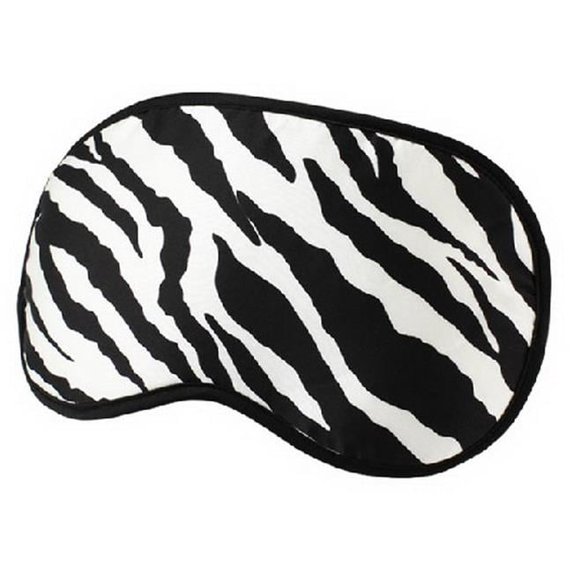 Lovely Mulberry Silk Eyeshade Sleep Eye Mask - Zebra Stripe
