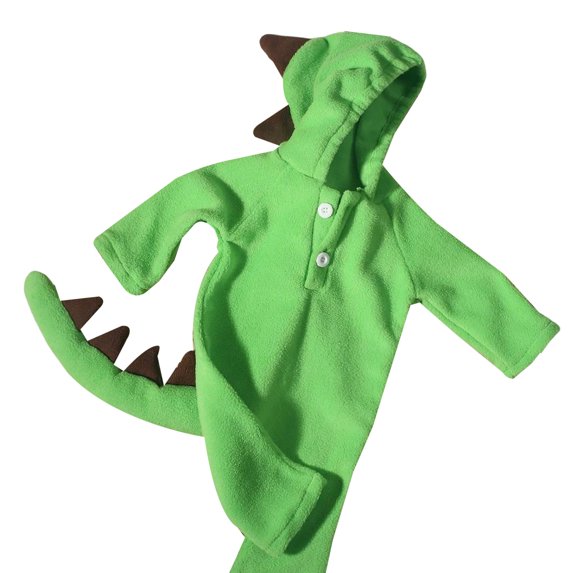 Lovely Newborns Dinosaur Hooded Romper Cartoon Photography Outfit for Baby Photoshoots with Soft Corduroy Fabric