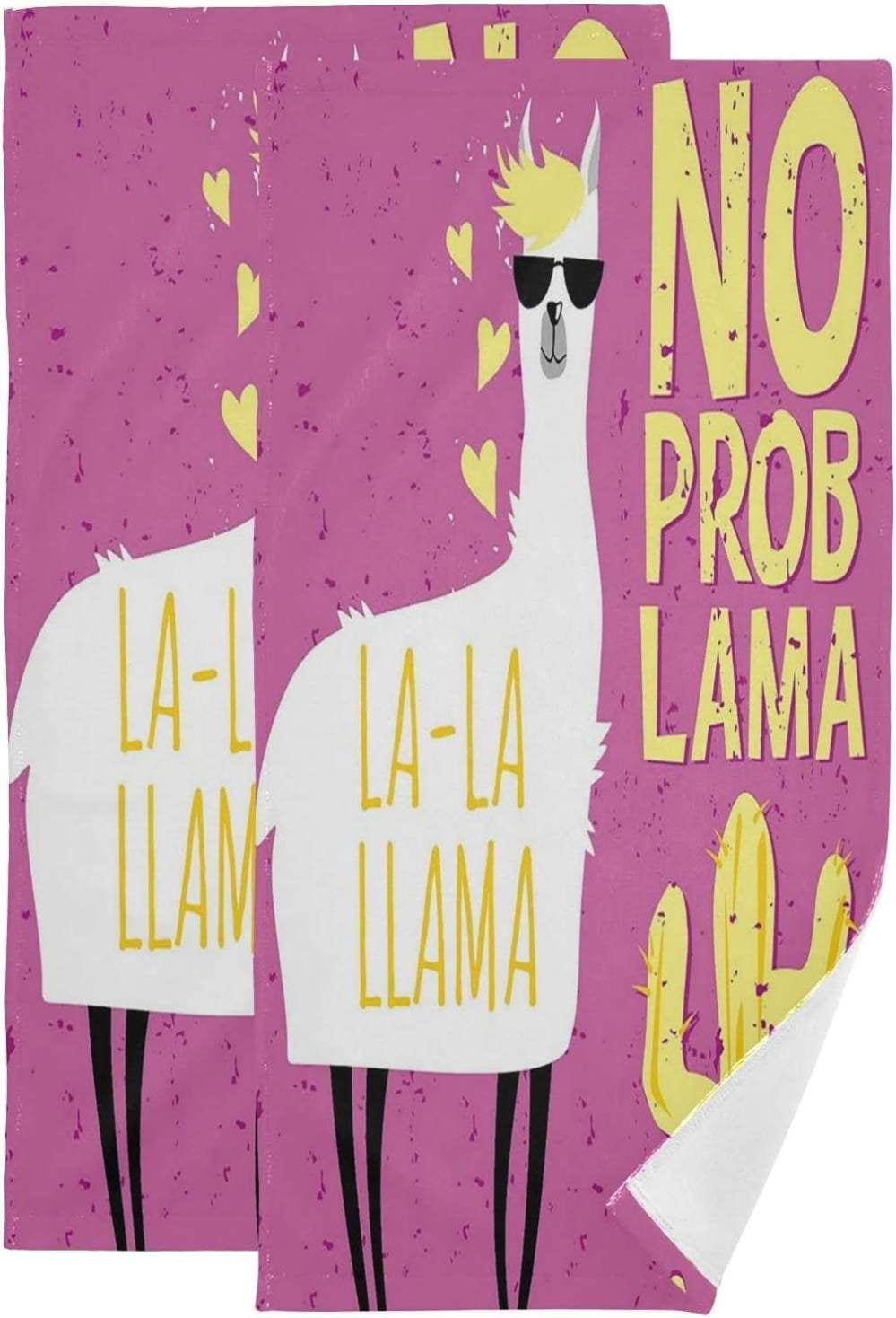 Llama bath towels cheap