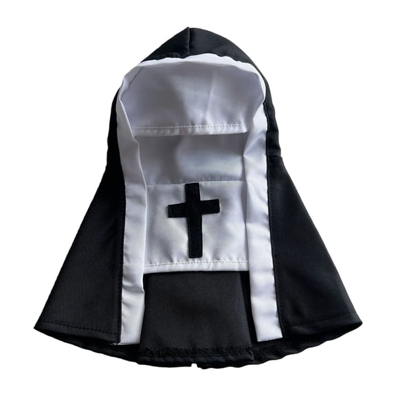 Lovely Nun Costume For Pet Cats And Dog Easy To Wear Sister Outfit For Pet Festival Event And Halloween Party Dressingup