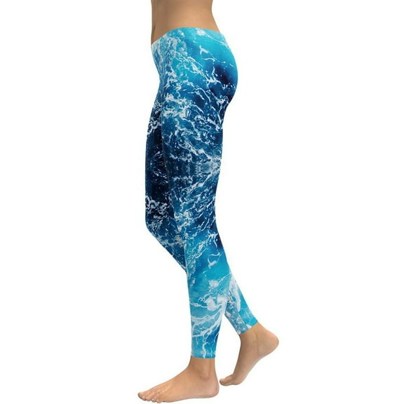 Lovely Ocean Leggings Size: XS for Women | FIERCEPULSE
