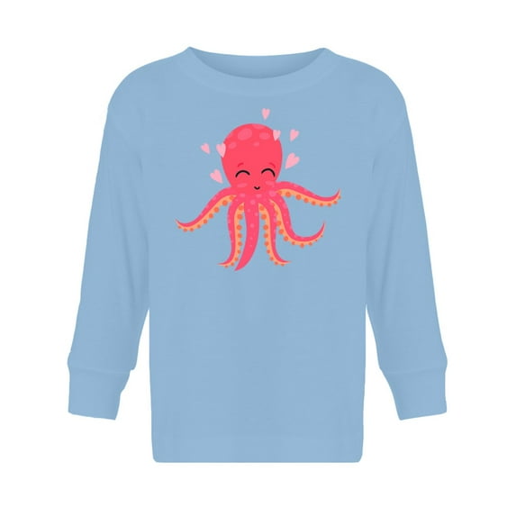 Lovely Octopus Long Sleeve Toddler -Image by Shutterstock, 2 Toddler