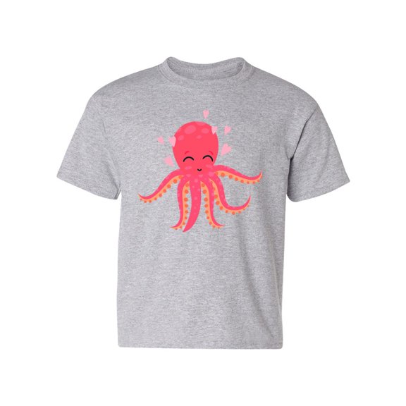 Lovely Octopus T-Shirt Juniors -Image by Shutterstock,  x-Large