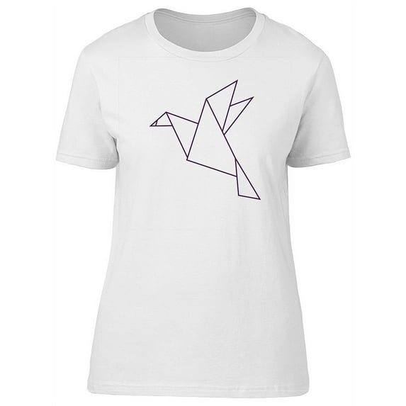 Lovely Origami Bird T-Shirt Men -Image by Shutterstock, Male 4X-Large