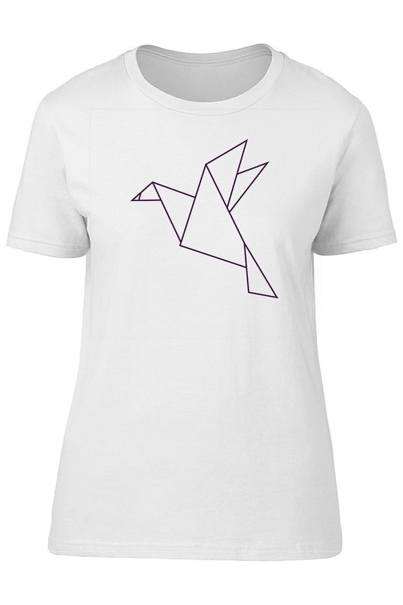 Lovely Origami Bird T-Shirt Men -Image by Shutterstock, Male Large