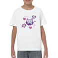 thumbnail image 1 of Lovely Owl T-Shirt Juniors -SPIdeals Designs,  x-Small, 1 of 4
