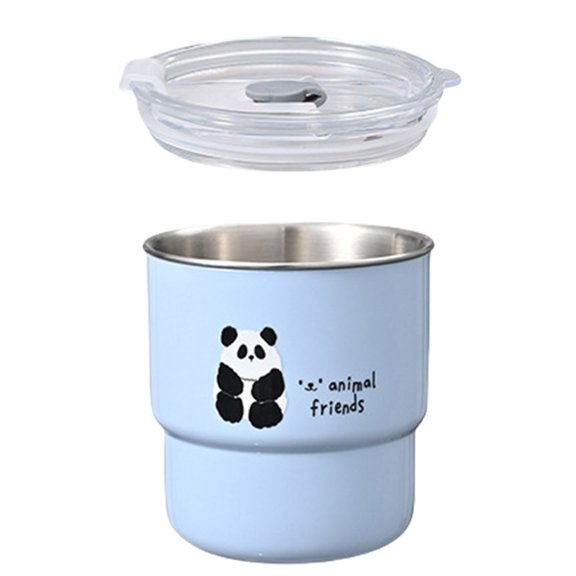 Lovely Panda Designs 304 Stainless Steel Coffee Cup for Students and Adults Seek Unique Drinkware