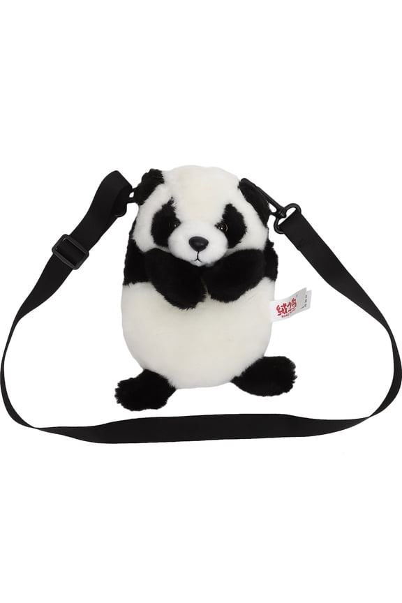Lovely Panda Handbag Crossbody Purse Plush Novelty Single Shoulder Bag