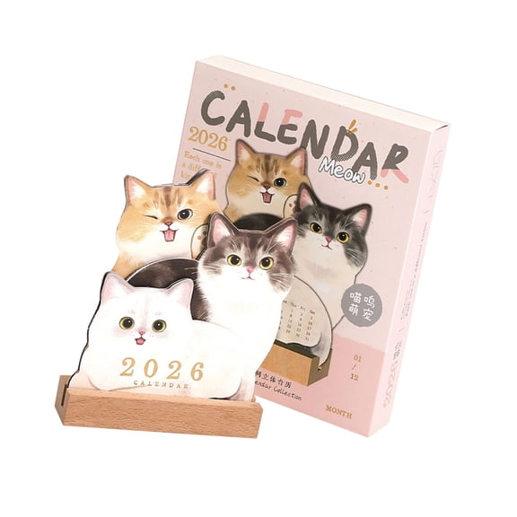 Lovely Pet Inspired Daily Planner Calendar With Functional Layout Perfect For Birthdays Holiday Gifts