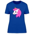 thumbnail image 1 of Lovely Pink Unicorn Cartoon T-Shirt Women -Image by Shutterstock, Female Large, 1 of 2