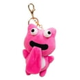 thumbnail image 1 of Lovely Plush Keychains Big Eyes Frog Doll Sticking Out Tongue Frog Attraction Toy Keychain Pendant Party, 1 of 13