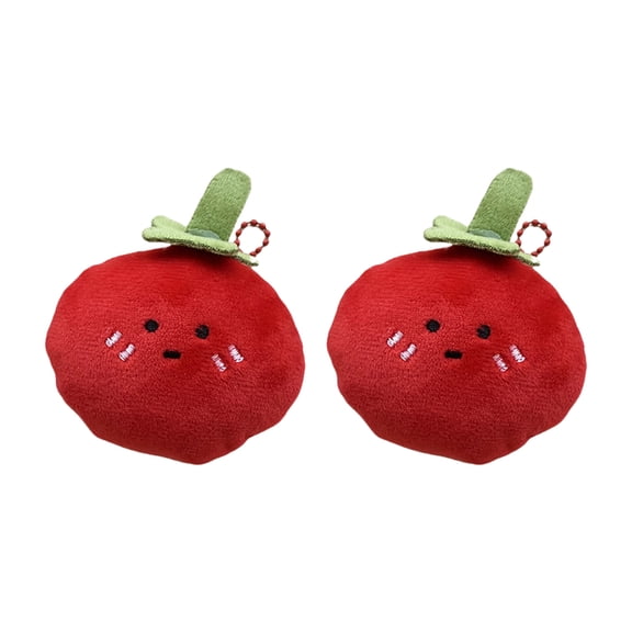 Lovely Pretzel Soft Plush Cartoon Potato Keychain for Bags and Keys Keyring Adorable Charm Birthday Gifts