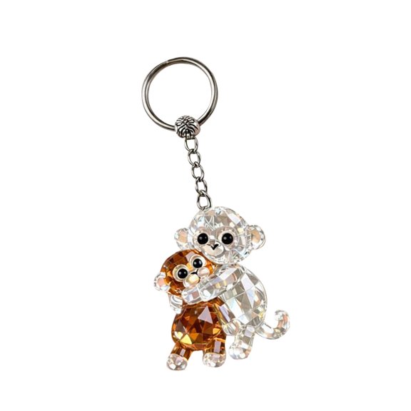 Lovely Protect Punching The Monkey Monkey Keychain 7cm Length Creative And Stylish For Daily Use And Gift Giving