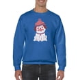 thumbnail image 1 of Lovely Pug Sweatshirt Men -Smartprints Designs, Male x-Large, 1 of 4