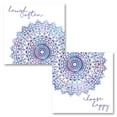 thumbnail image 1 of Lovely Purple, Teal and White "Choose Happy" and "Laugh Often" Set by Noonday Designs; Two 16x16in Fine Art Paper Giclee Prints, 1 of 5